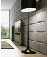 VT - PB20 (S50 light gray - mouse) BLOCK - 3D architectural concrete decor panel