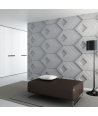 VT - PB21 (S50 light gray - mouse) Slab - 3D architectural concrete decor panel