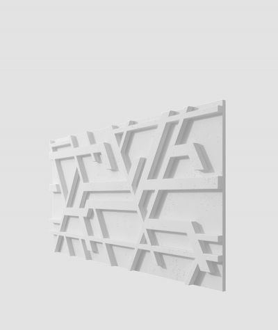 VT - PB27 (B1 siwo biały) Kor - panel dekor 3D beton architektoniczny