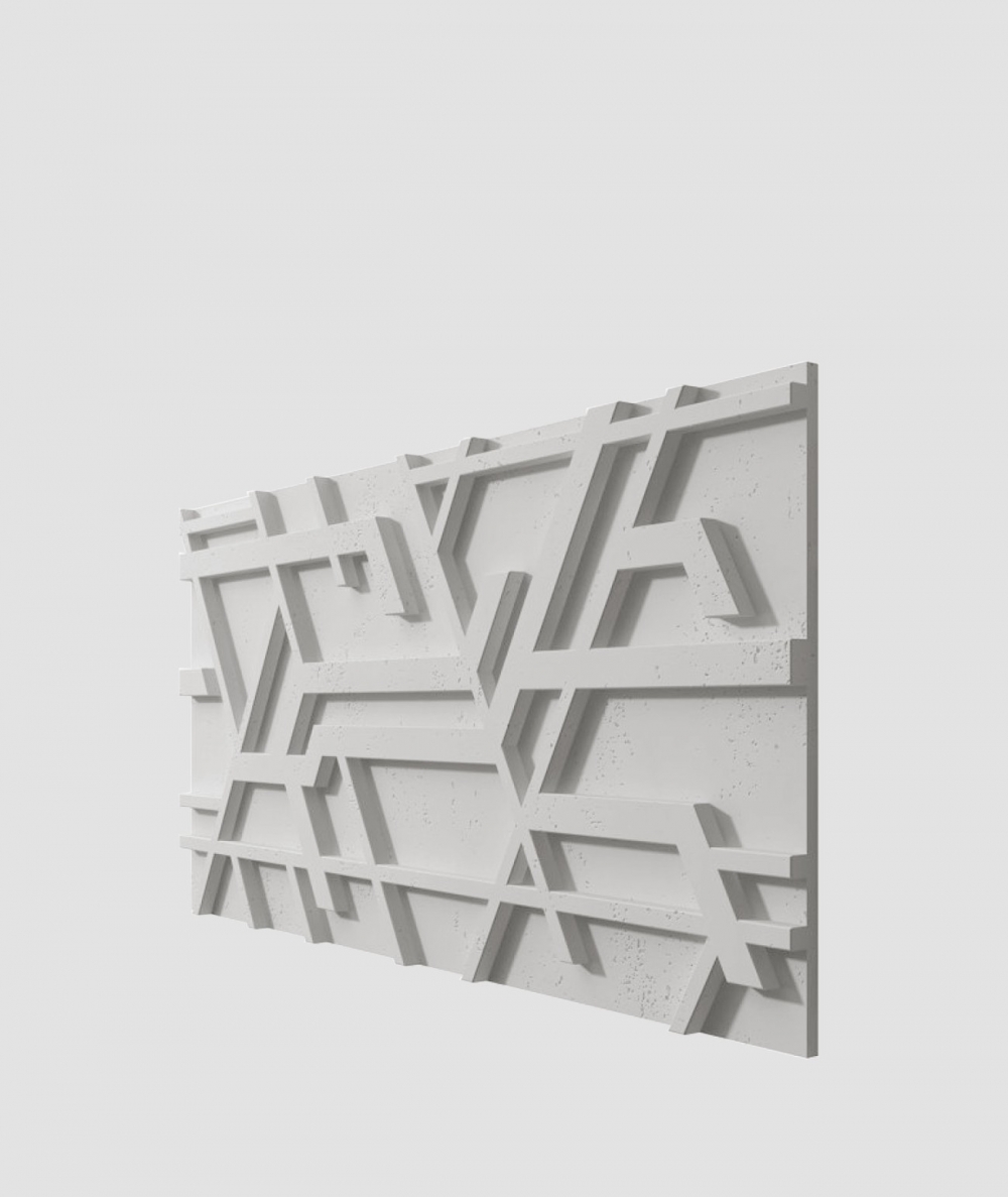 VT - PB27 (S51 dark gray - mouse) Kor - 3D architectural concrete decor panel