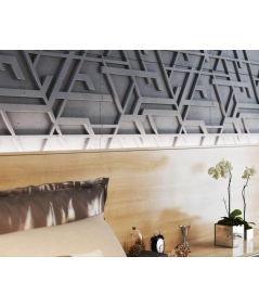 VT - PB27 (S95 jasny szary - gołąbkowy) Kor - panel dekor 3D beton architektoniczny