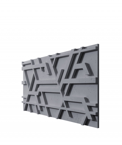 VT - PB27 (B8 anthracite) Kor - 3D architectural concrete decor panel