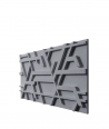 VT - PB27 (B8 antracyt) Kor - panel dekor 3D beton architektoniczny