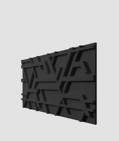 VT - PB27 (B15 czarny) Kor - panel dekor 3D beton architektoniczny