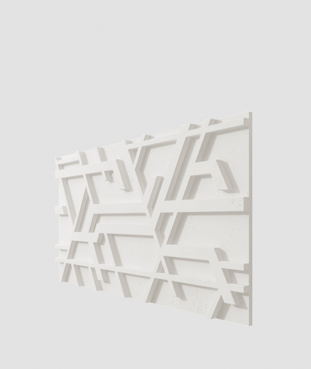 VT - PB27 (BS śnieżno biały) Kor - panel dekor 3D beton architektoniczny