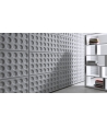VT - PB28 (B1 gray white) Grid- 3D architectural concrete decor panel