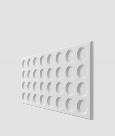 VT - PB28 (B1 siwo biały) Grid - panel dekor 3D beton architektoniczny