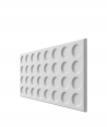 VT - PB28 (S50 jasny szary - mysi) Grid - panel dekor 3D beton architektoniczny