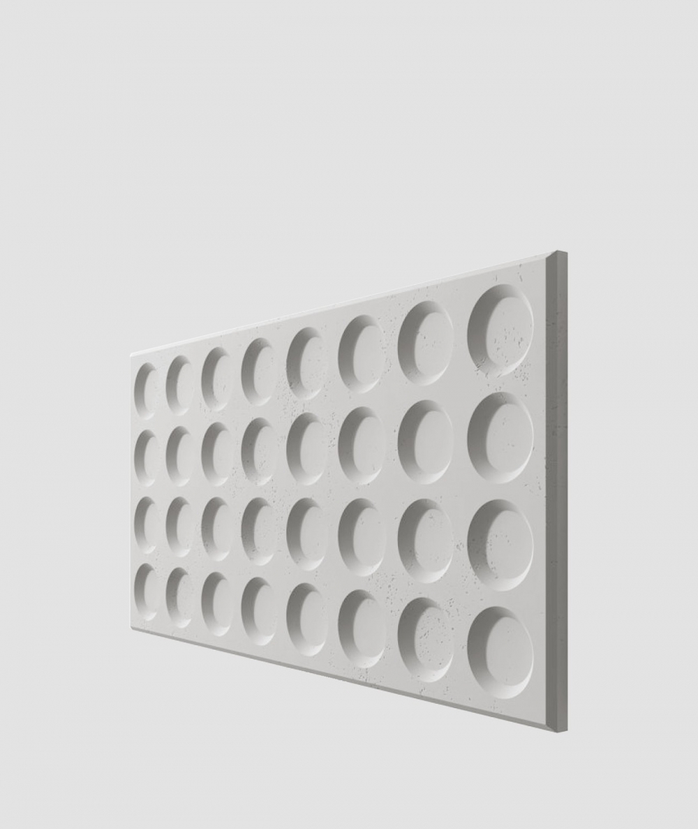 VT - PB28 (S51 dark gray - mouse) Grid- 3D architectural concrete decor panel
