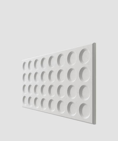 VT - PB28 (S95 jasny szary - gołąbkowy) Grid - panel dekor 3D beton architektoniczny