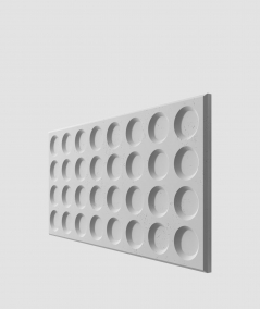 VT - PB28 (S96 ciemny szary) Grid - panel dekor 3D beton architektoniczny