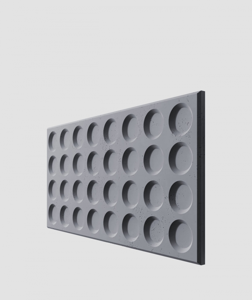 VT - PB28 (B8 anthracite) Grid- 3D architectural concrete decor panel