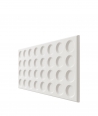VT - PB28 (BS śnieżno biały) Grid - panel dekor 3D beton architektoniczny