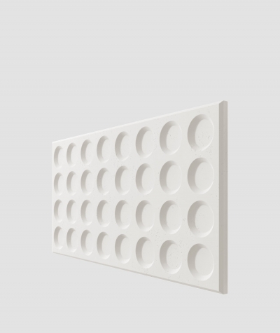 VT - PB28 (BS śnieżno biały) Grid - panel dekor 3D beton architektoniczny