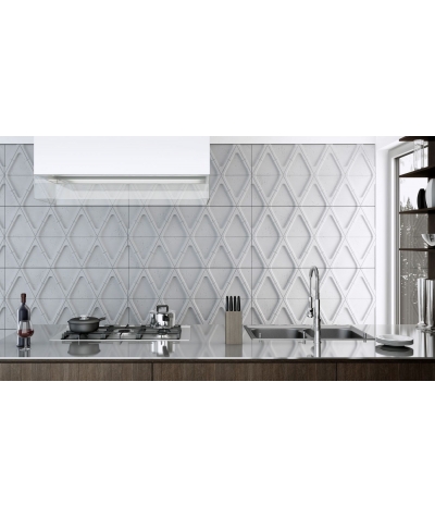 VT - PB31 (B0 biały) Moduł V - panel dekor 3D beton architektoniczny
