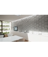 VT - PB01D (S50 light gray - mouse) HEXAGON - 3D architectural concrete decor panel