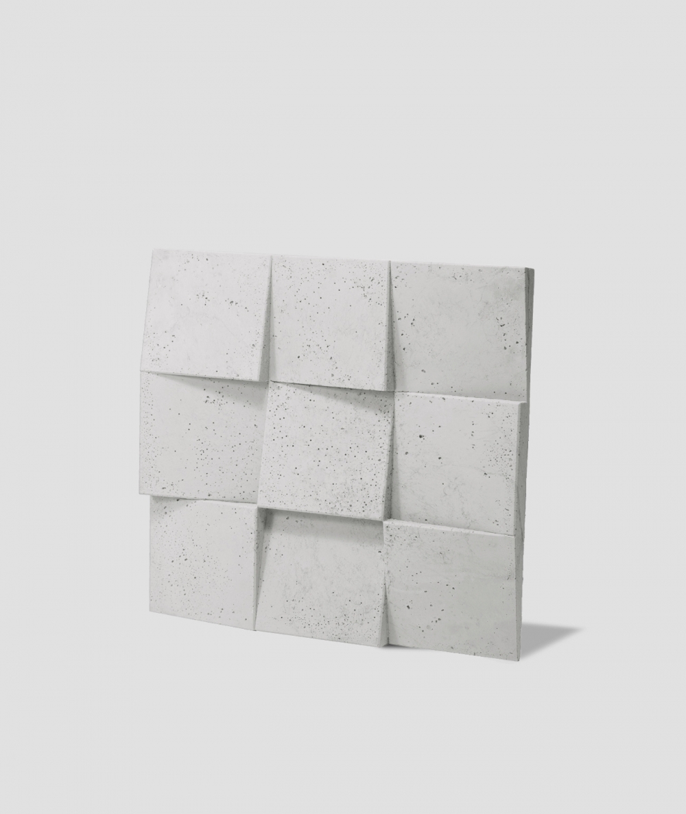 VT - PB16 (B1 siwo biały) COCO 2 - panel dekor 3D beton architektoniczny
