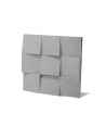 VT - PB16 (S51 ciemny szary - mysi) COCO 2 - panel dekor 3D beton architektoniczny