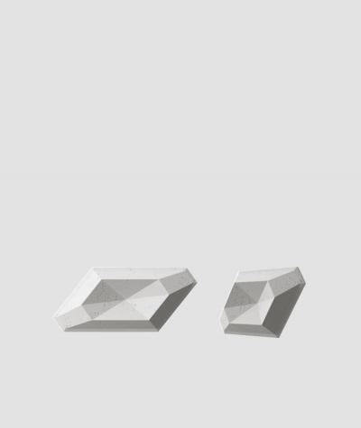 VT - PB02 (S51 dark gray - mouse) DIAMOND - 3D architectural concrete decor panel