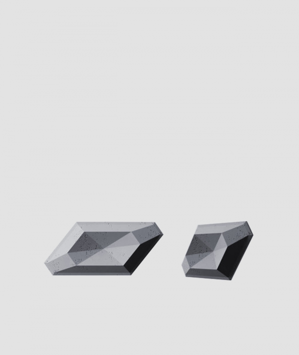 VT - PB02 (B8 anthracite) DIAMOND - 3D architectural concrete decor panel
