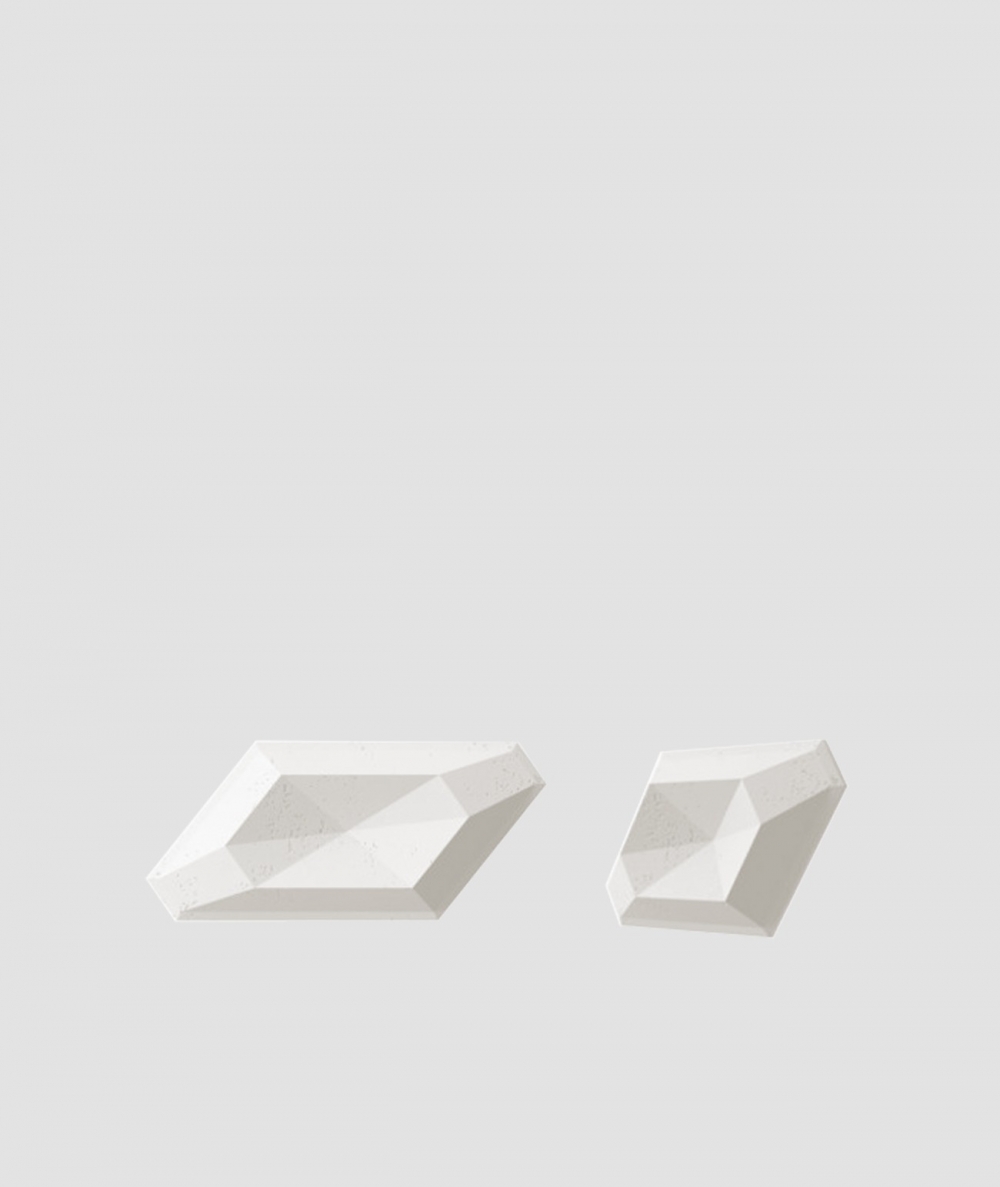 VT - PB02 (BS snow white) DIAMOND - 3D architectural concrete decor panel