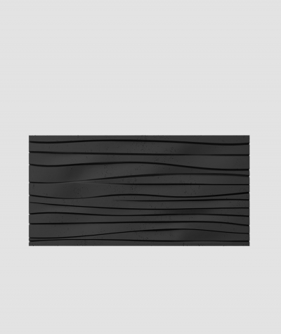 VT - PB03 (B15 black) WAVES - 3D architectural concrete decor panel