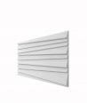 VT - PB04 (B1 siwo biały) ŻALUZJE - panel dekor 3D beton architektoniczny