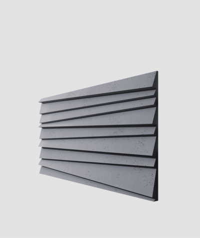 VT - PB04 (B8 anthracite) SHUTTERS - 3D architectural concrete decor panel