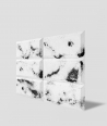 DS Choco (biały - czarne kruszywo) - beton architektoniczny panel 3D