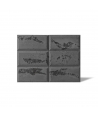 DS Choco (antracyt - czarne kruszywo) - beton architektoniczny panel 3D