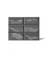 DS Choco (antracyt - srebrne kruszywo) - beton architektoniczny panel 3D