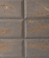 DS Choco (brązowy - złote kruszywo) - beton architektoniczny panel 3D