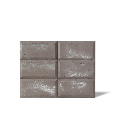 DS Choco (brązowy - srebrne kruszywo) - beton architektoniczny panel 3D