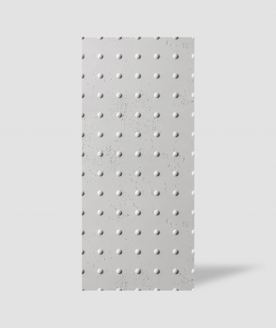 VT - PB55 (B1 siwo biały) KROPKI - Panel dekor 3D beton architektoniczny