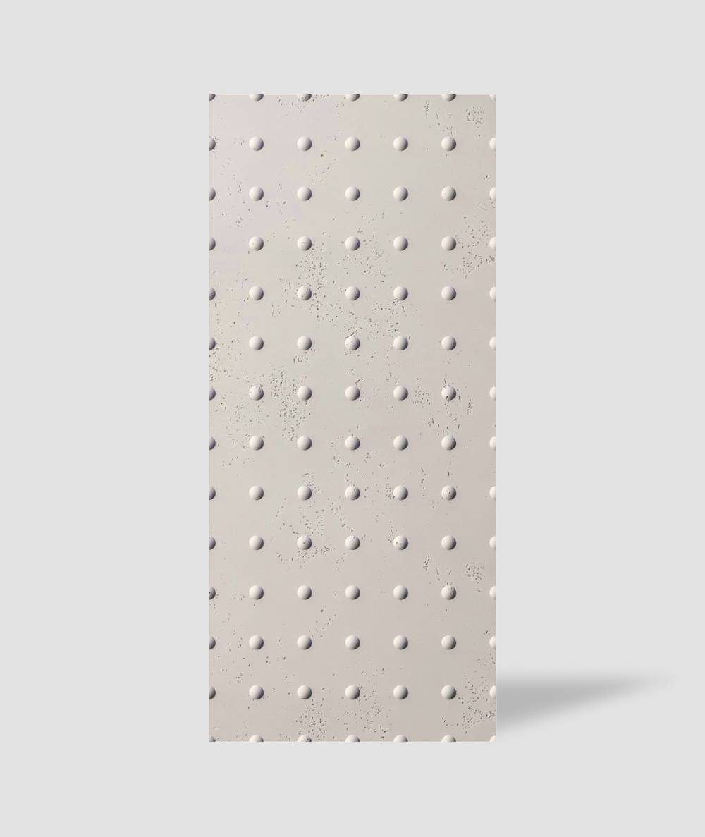 VT - PB55 (KS kość słoniowa) KROPKI - Panel dekor 3D beton architektoniczny