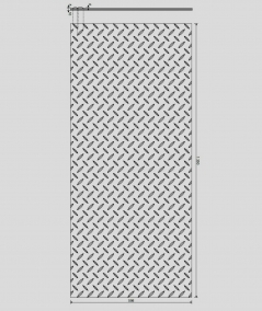 VT - PB53 (KS ivory) PLATE - 3D decorative panel architectural concrete