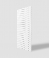 VT - PB53 (BS śnieżno biały) BLACHA - Panel dekor 3D beton architektoniczny