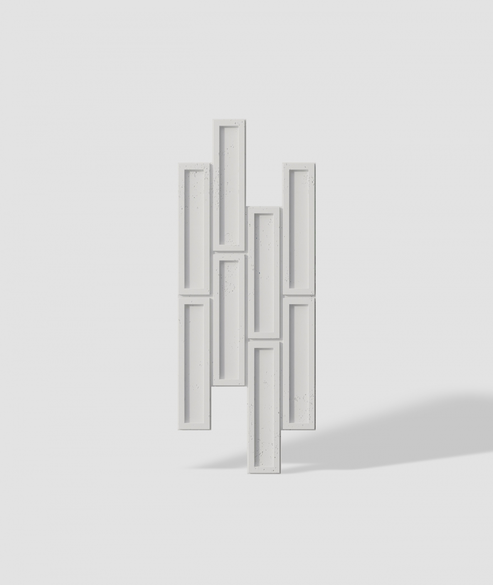 VT - PB52 (B0 biały) CEGIEŁKA - Panel dekor 3D beton architektoniczny