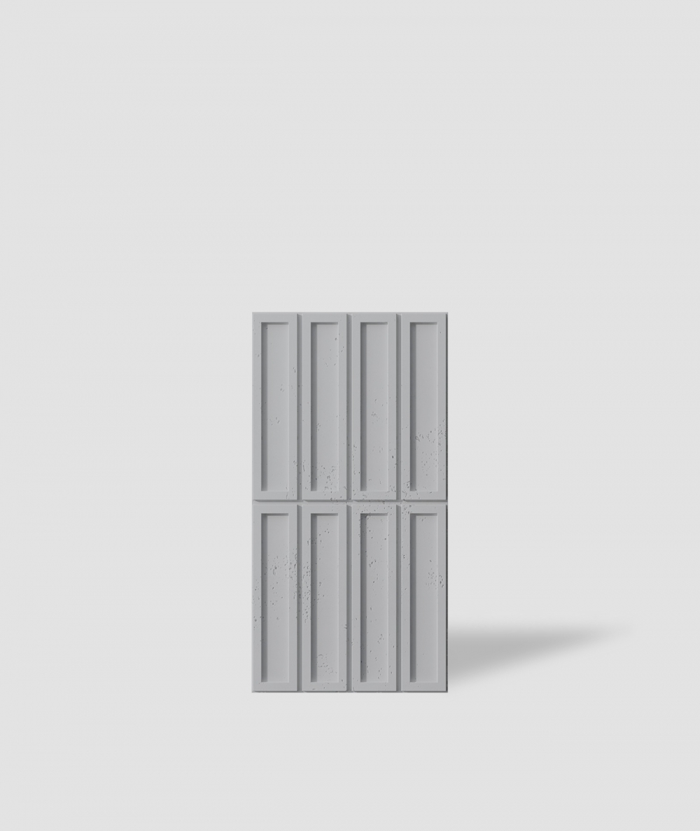 VT - PB51 (S96 dark gray) RECTANGLES - 3D decorative panel architectural concrete