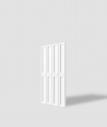 VT - PB51 (BS śnieżno biały) CEGIEŁKA - Panel dekor 3D beton architektoniczny