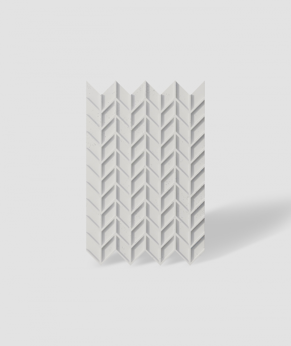 VT - PB49 (B0 biały) JODEŁKA - Panel dekor 3D beton architektoniczny
