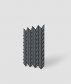 VT - PB49 (B15 black) HERRINGBONE - 3D decorative panel architectural concrete
