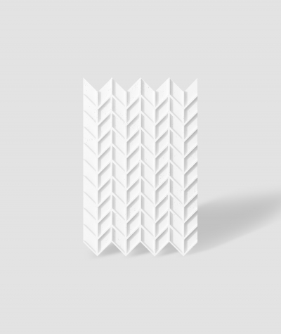 VT - PB49 (BS snow white) HERRINGBONE - 3D decorative panel architectural concrete