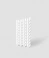 VT - PB49 (BS snow white) HERRINGBONE - 3D decorative panel architectural concrete