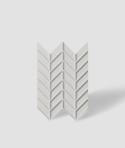 VT - PB47 (B0 white) HERRINGBONE - 3D decorative panel architectural concrete