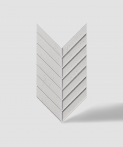 VT - PB45 (B1 gray white) HERRINGBONE - 3D decorative panel architectural concrete