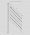 VT - PB43 (KS kość słoniowa) JODEŁKA - Panel dekor 3D beton architektoniczny