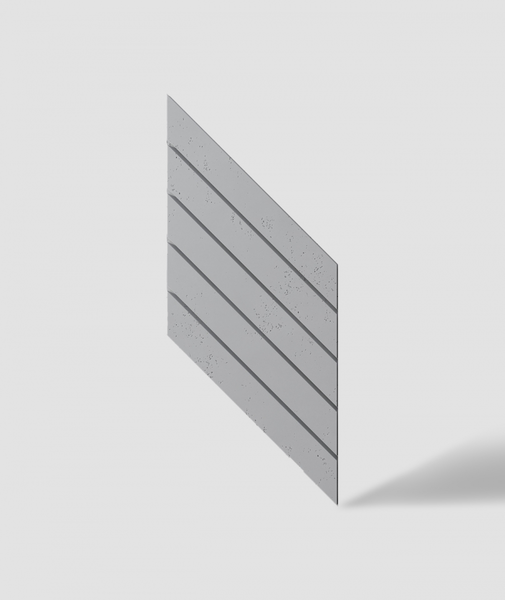 VT - PB43 (S96 dark gray) HERRINGBONE - 3D decorative panel architectural concrete