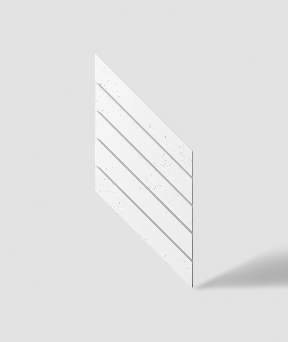 VT - PB43 (BS śnieżno biały) JODEŁKA - Panel dekor 3D beton architektoniczny