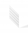 VT - PB43 (BS śnieżno biały) JODEŁKA - Panel dekor 3D beton architektoniczny